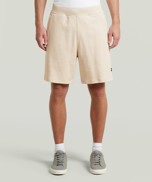 G-STAR RAW パンツ Sweat Short/ベーシックデザインスウェットショート