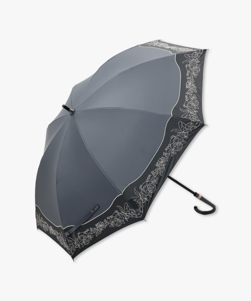 ANNA SUI（アナスイ） 日傘 傘 切継ぎ刺しゅう晴雨兼用パラソル傘（1段