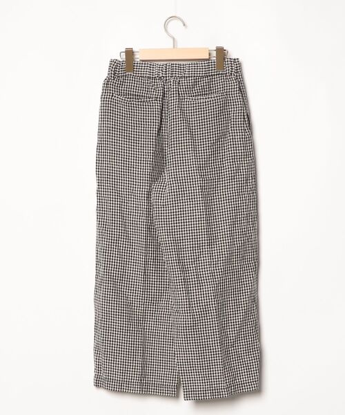 「Morris & Sons」 チェック柄パンツ 0 ブラック レディース_画像2