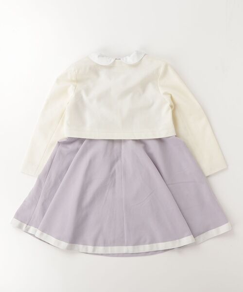 「devirock」 「KIDS」ノーカラージャケット 130cm ライラック キッズ_画像2