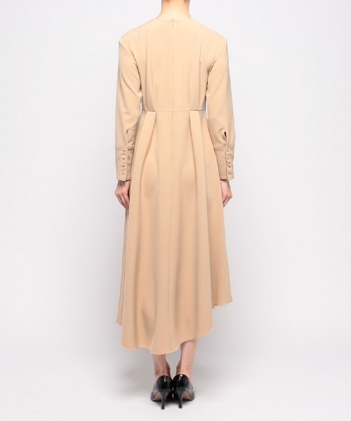 「allureville」 長袖ワンピース 1 ベージュ レディース_画像3