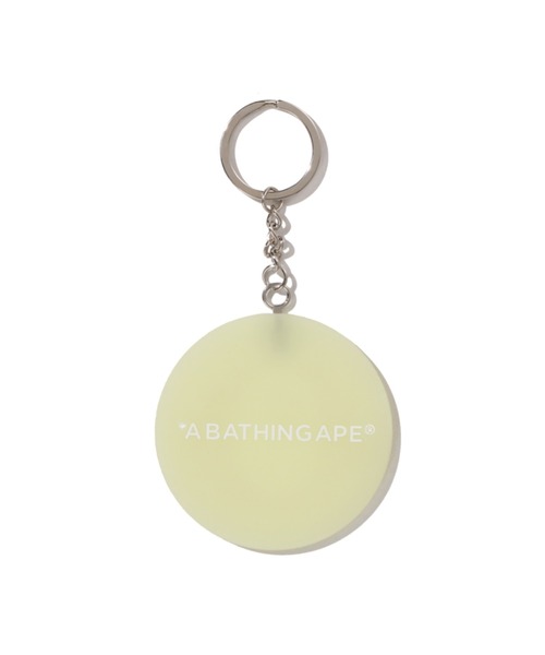 A BATHING APE（アベイシングエイプ） キーホルダー GLOW IN THE DARK