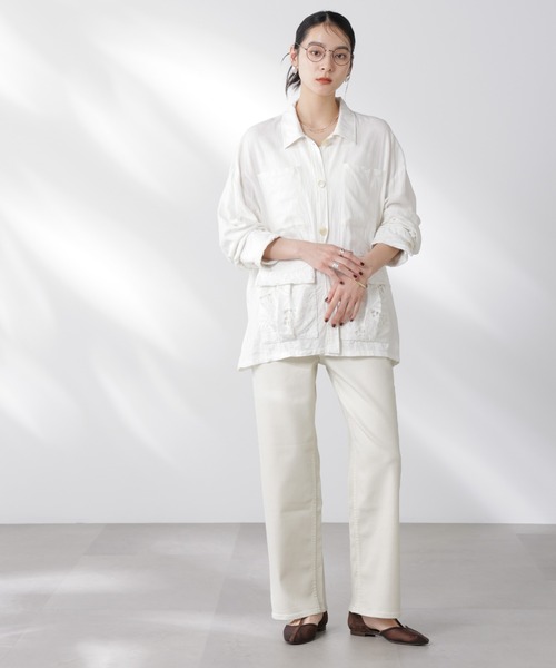「Healthy denim」 デニムパンツ 23 ベージュ系その他 レディース_画像8