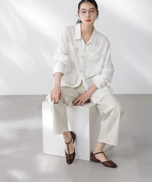 「Healthy denim」 デニムパンツ 23 ベージュ系その他 レディース_画像9