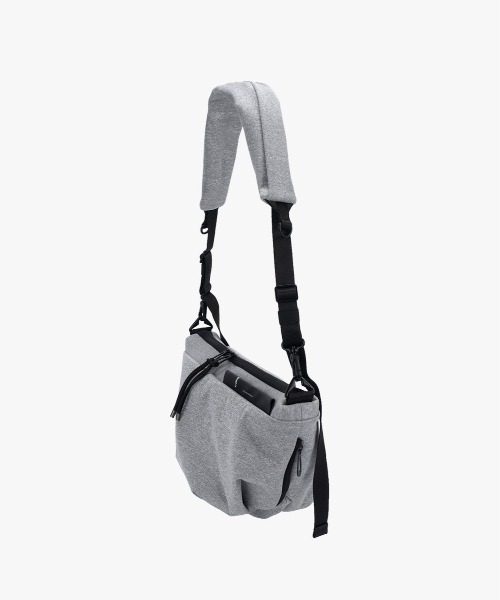 ショルダーバッグ 「cote＆ciel/コートエシエル」 Orne Woven Concrete Grey メンズ レディースの画像