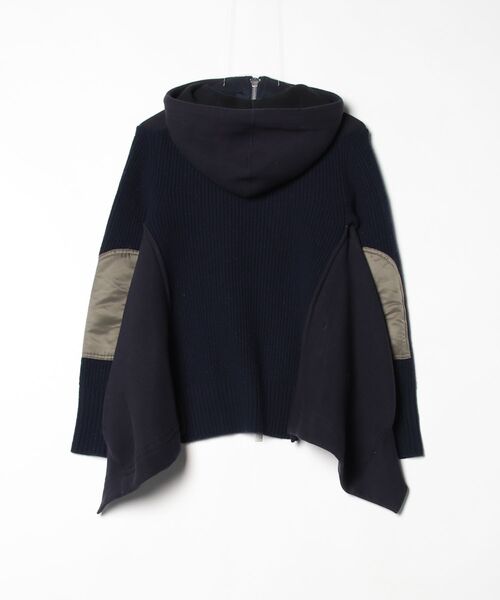 sacai（サカイ） Sponge Sweat Hoodie ジップアップパーカー 1