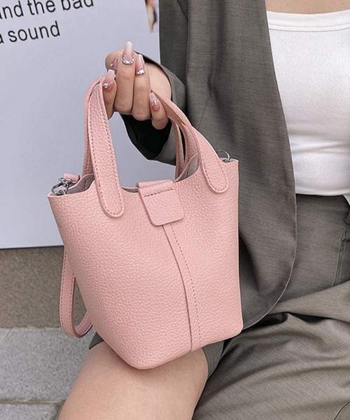 ハンドメイド★7.ミニポケット付き小さめエコバッグ miniministore（ミニミニストア） ハンドバッグ ポーチ付きミニトート