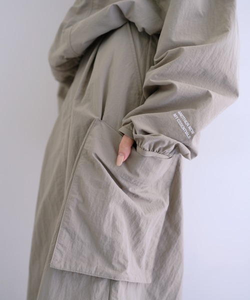 「ANME」 ロングスカート L グレー レディース_画像4