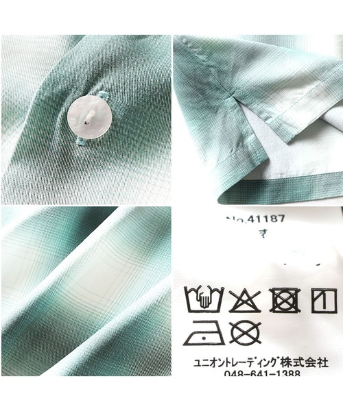 「HOUSTON」 半袖シャツ MEDIUM グレー メンズ_画像2