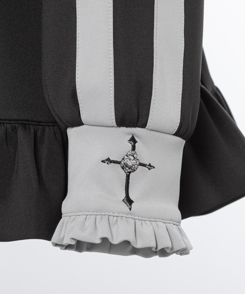 「DearMyLove」 長袖ワンピース MEDIUM レッド系その他 レディース_画像5