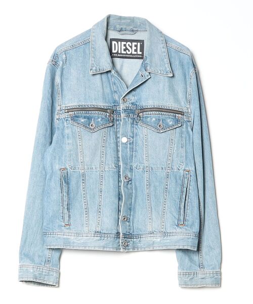 DIESEL デニムジャケット XLサイズ ブルー DIESEL（ディーゼル） デニムジャケット X-LARGE インディゴブルー