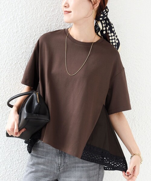 SHIPS（シップス） tシャツ 半袖 「手洗い可能」DEPEND ポンチ トリム