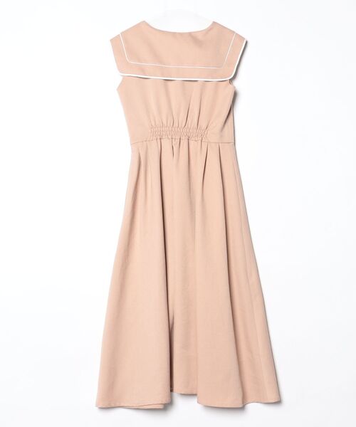 「dazzlin」 ノースリーブワンピース MEDIUM ベージュ レディース_画像2