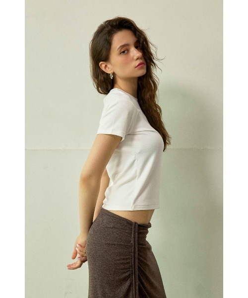 ALEXIA STAM（アリシアスタン） tシャツ 半袖 Soft Essential Tee