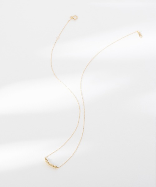 anq.（アンク） ネックレス 「anq.」K18YGダイヤモンドネックレス