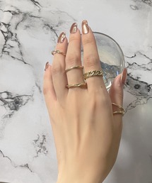 大人女性の fiere ZOZOTOWN : レディース 5ピースリングセット リング 指輪 アクセサリー