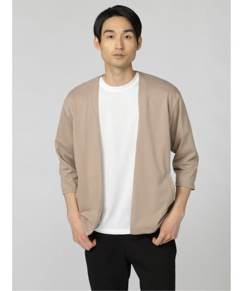 アンサンブル エムエフエディトリアルメンズ/m.f.editorial:MEN 7分袖カーディガン&半袖Tシャツ アンサンブル