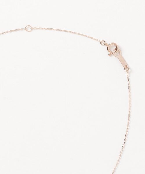 ネックレス 「7月誕生石」K10ピンクゴールド ネックレス レディースの画像