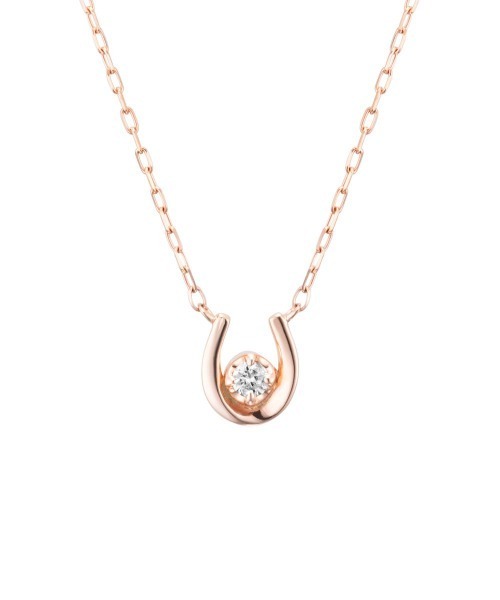 4℃（ヨンドシー） ネックレス 「7月誕生石」K10ピンクゴールド