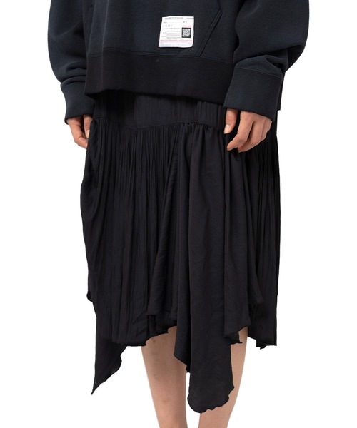 MAISON MIHARA YASUHIRO ワンピース Layered Hoodie Dress レディース 