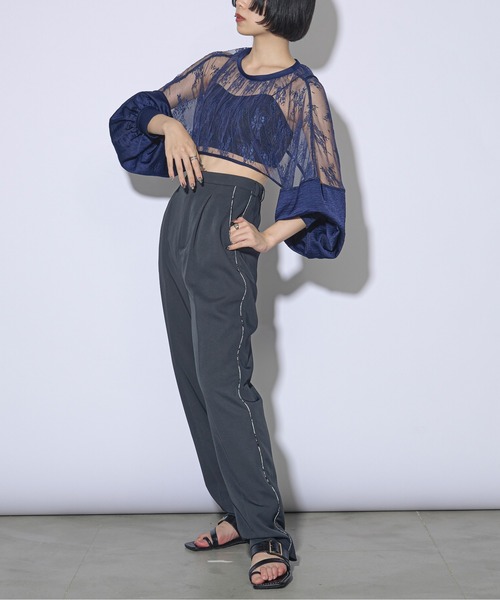 Ezick ブラウス シャツ Dress up 2way ボレロブラウス