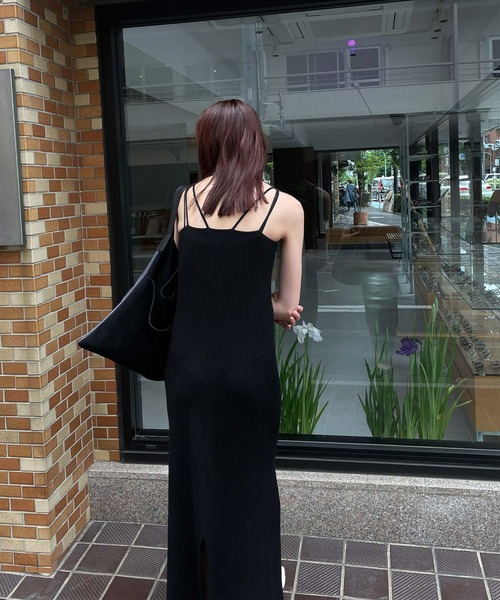 ワンピース Allyn cable knit dress AM1580 ANDMARY】Allyn cable knit dress