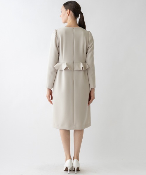 Sono（ソーノ） ワンピース 「SONO NAVY」ラッフルフリル レディ