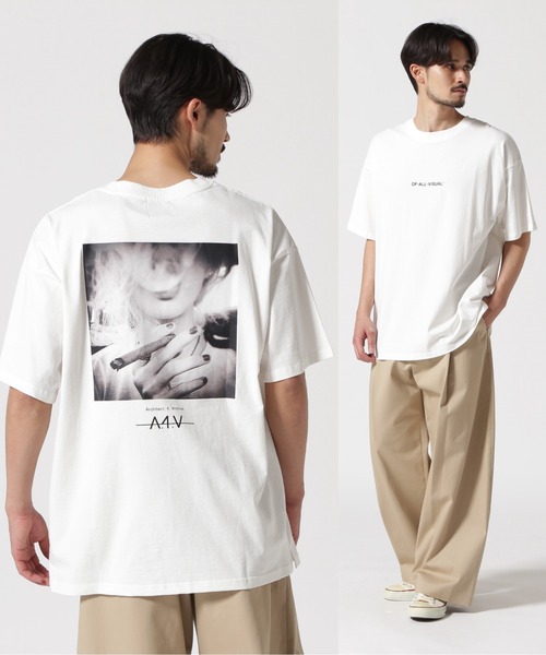 tシャツ 「WEB＆限定」/A4A/エーフォーエー/SMOKE S/S TEE レディース メンズ A4A tシャツ 「WEB＆DEPOT限定」/A4A/エーフォーエー/SMOKE s/s