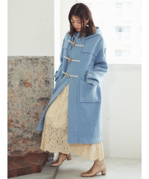 SNIDEL」 ダッフルコート 0 ベージュ レディース : 82306957 