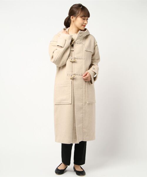 SNIDEL」 ダッフルコート 0 ベージュ レディース : 82306957 