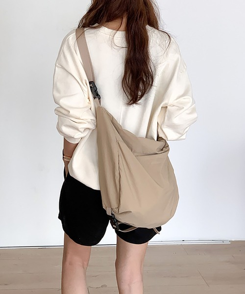 cream creme ショルダーバッグ バッグ ナイロンビッグクロスバッグ