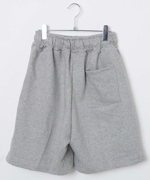 スウェットパンツ ジャージ ワイドスウェットハーフパンツ レディース