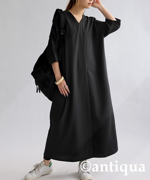 antiqua ワンピース Vネックワンピース : ZOZOTOWN Yahoo!店