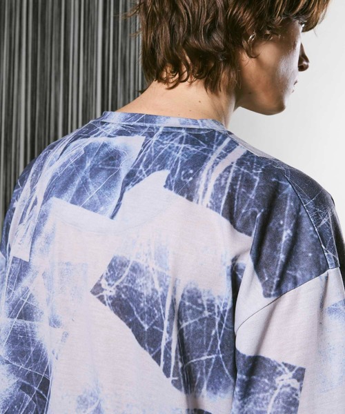 23ss メゾンスペシャル アブストラクトフロープライムオーバー クルーTシャツ 23ss メゾンスペシャル アブストラクトフロープライムオーバー