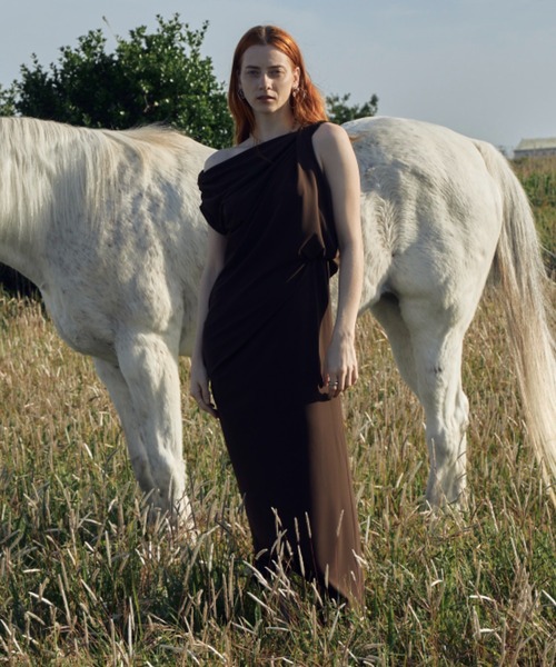 JOSE MOON（ジョゼムーン） ワンピース FLOW DRAPE DRESS/フロー