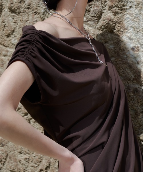 JOSE MOON（ジョゼムーン） ワンピース FLOW DRAPE DRESS/フロー