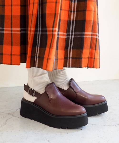 あしながおじさん サンダル 軽量｜厚底バックスリングシューズ