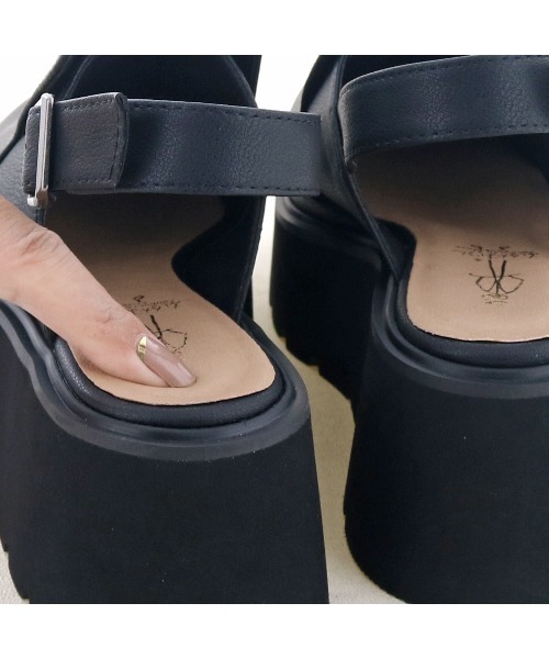 あしながおじさん サンダル 軽量｜厚底バックスリングシューズ
