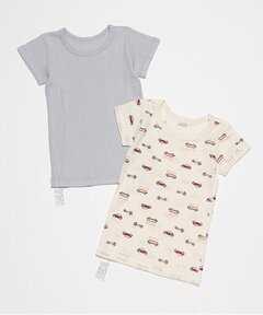 ベビー肌着 「オーガニック」半袖肌着2P