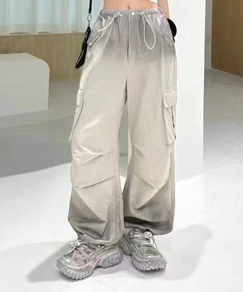 B.R.U カーゴパンツ グラデーションペイントカーゴパンツ