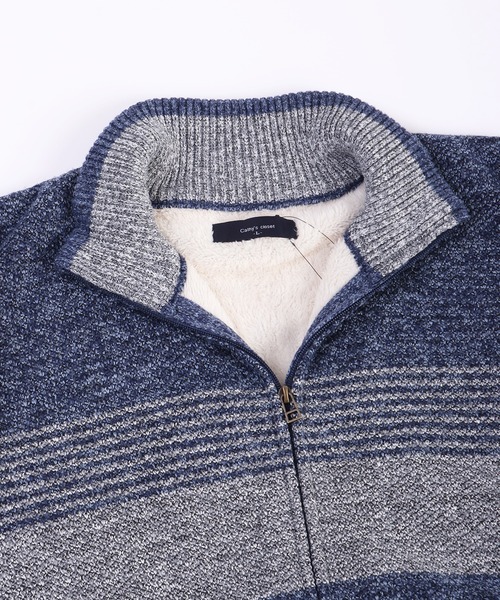 WESTSEA（ウエストシー） セーター ニット 裏ボア ミックスヤーン