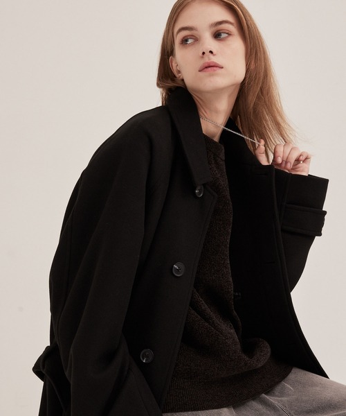 EMMA CLOTHES（エマクローズ） ステンカラーコート コート テック