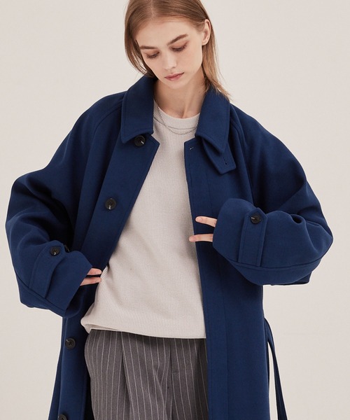 EMMA CLOTHES（エマクローズ） ステンカラーコート コート テック