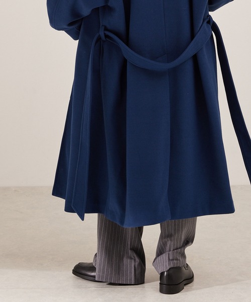【美品】エディフィス メルトンステンカラーコート EMMA CLOTHES（エマクローズ） ステンカラーコート コート テック