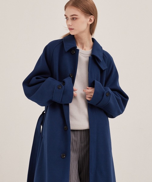 EMMA CLOTHES（エマクローズ） ステンカラーコート コート テック