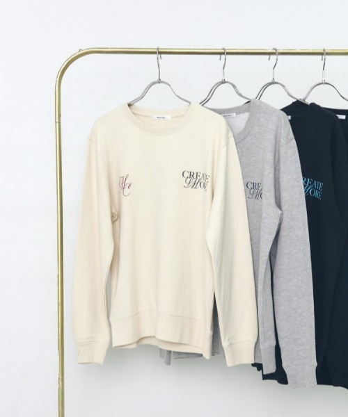 トレーナー スウェット Create CS クリエイトカットソー レディース Muel Chic トレーナー スウェット Create CS クリエイト