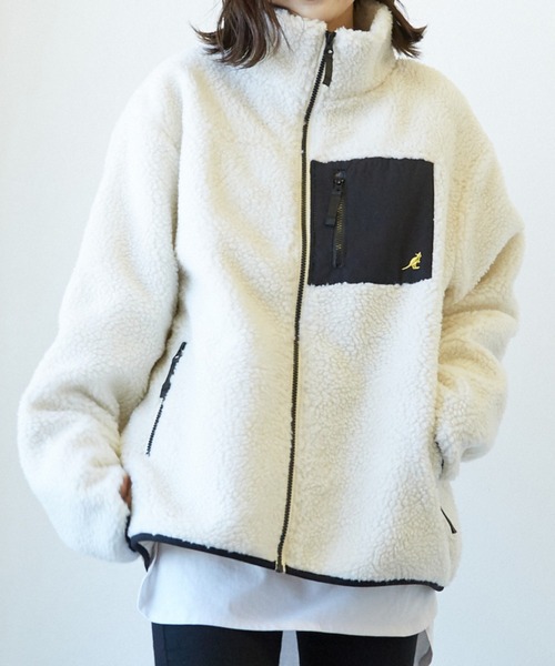 ellesse×ゴールドウイン くま L リバーシブル アウター ゆったり 防寒 エインズリー ウィンド コート フュージョンフィット(2467WWA)｜カナダ