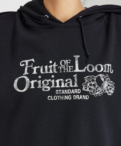 Fruit of the Loom ブラックパーカー Mサイズ FRUIT OF THE LOOM パーカー LOOM/フルーツオブザルーム ヘビー