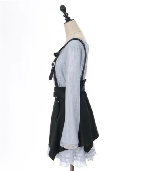 axes femme ハーネスベルト付レースOP axes femme｜ハーネスベルト付レースワンピース | Rakuten
