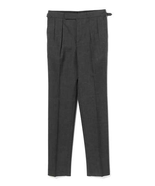 パンツ 「別注」Fumiya Hirano THE TROUSERS / REGENT ウールフレスコ 2プリーツ スラックス メンズの画像